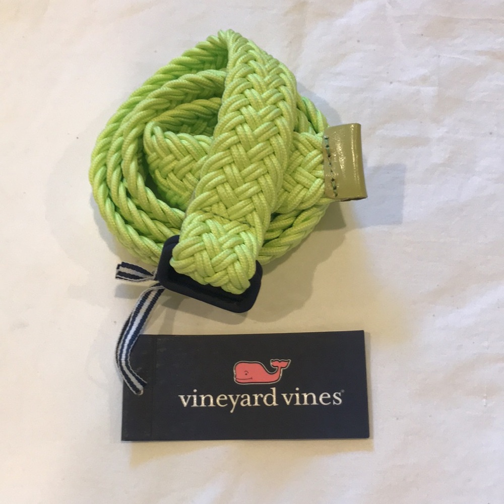 Vineyard Vines Boys On-The-Go Braided Bungee D-Ring Belt